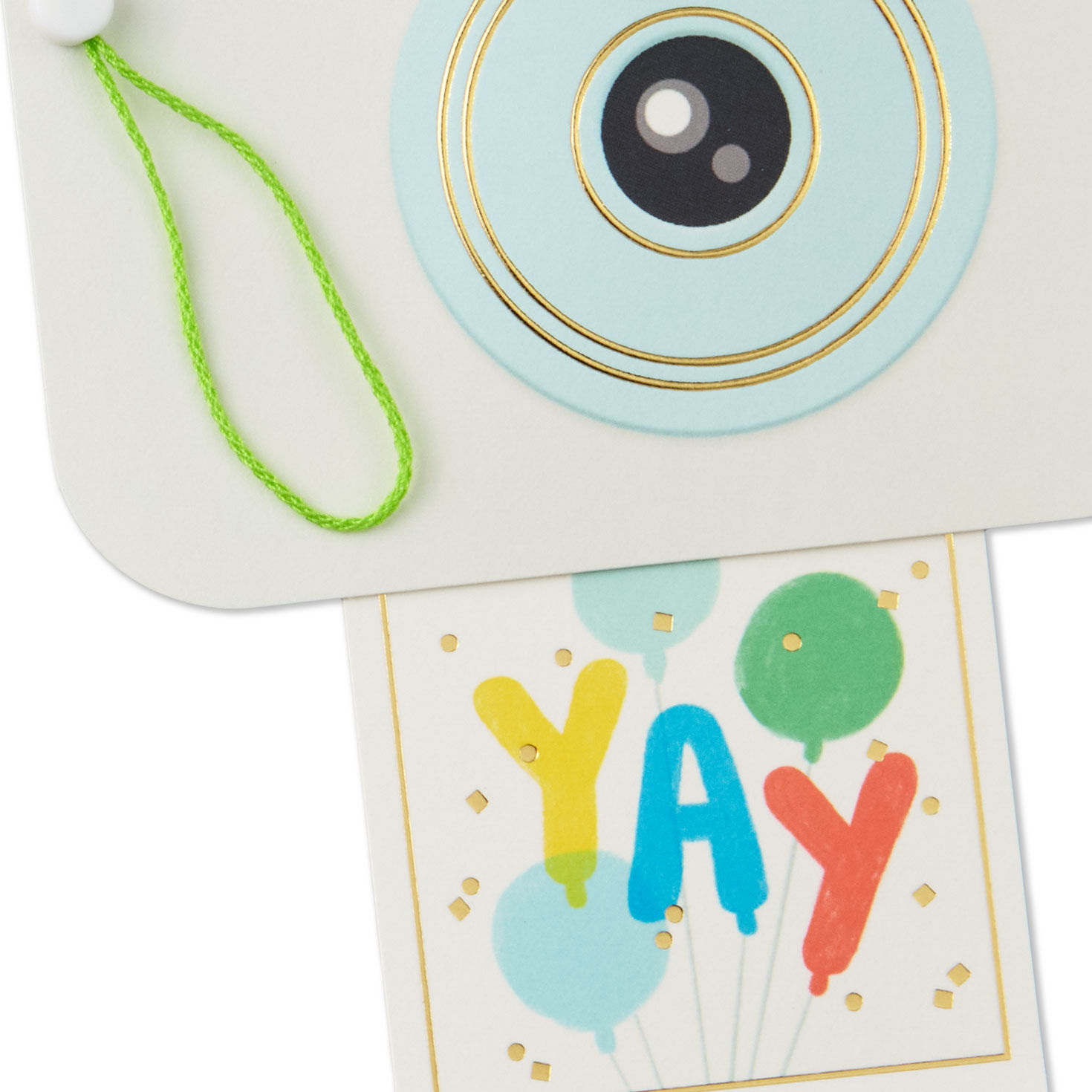 Instant Photo Camera Paper Craft Congrats Card sentiment image number 4