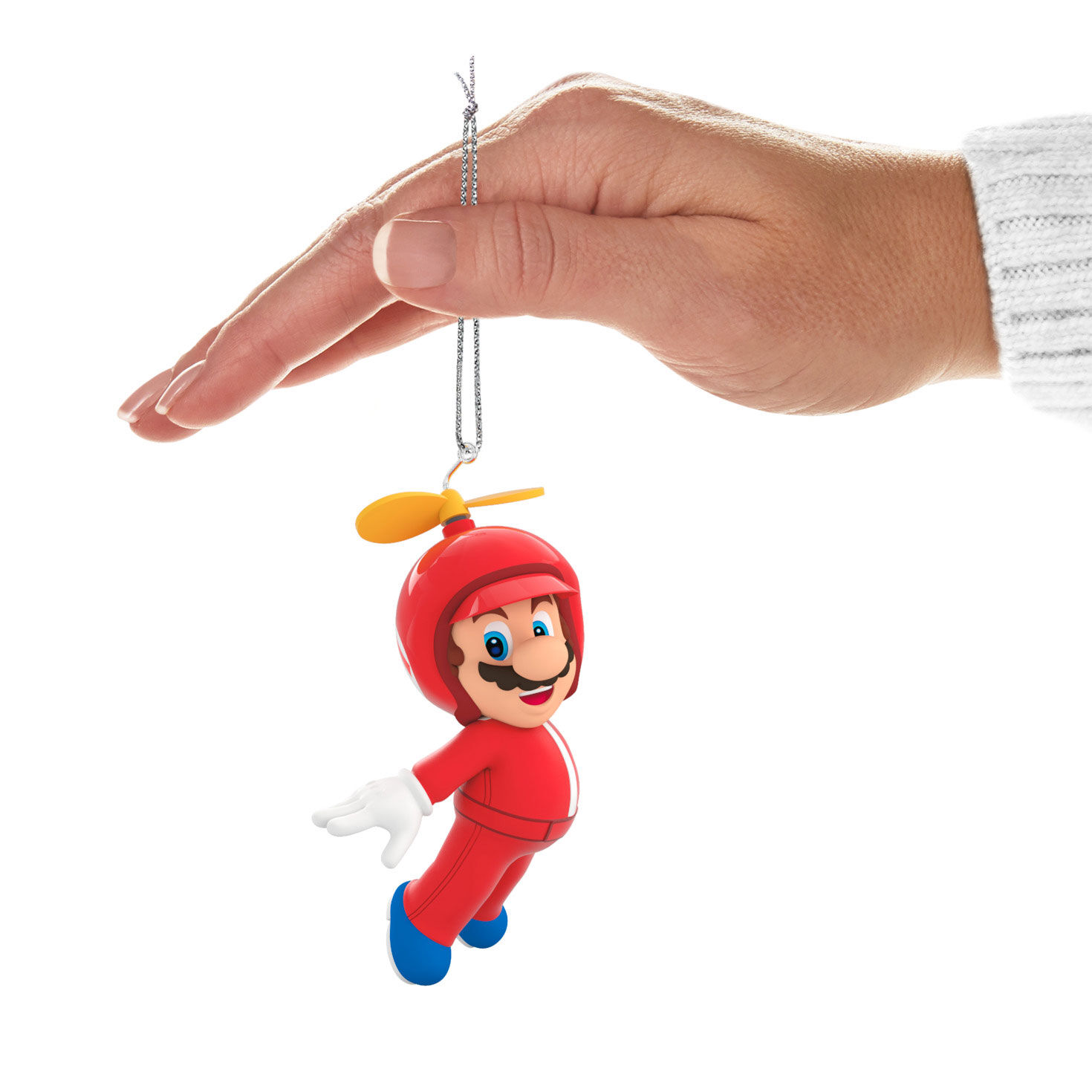 Nintendo Super Mario&trade; Powered Up With Mario Propeller Mario Ornament, , large image number 4