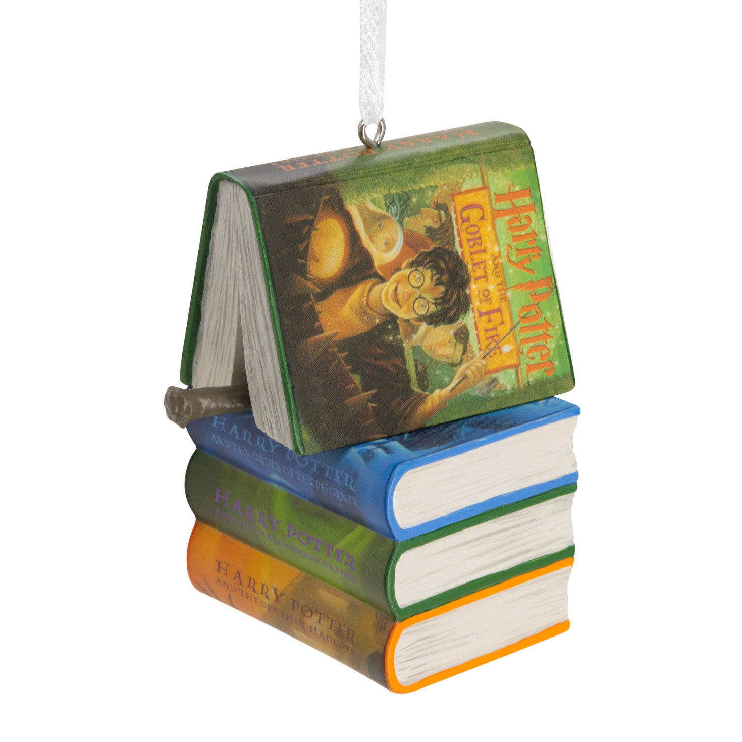 Harry Potter™ Books and Wand Hallmark Ornament for only USD 11.49 | Hallmark