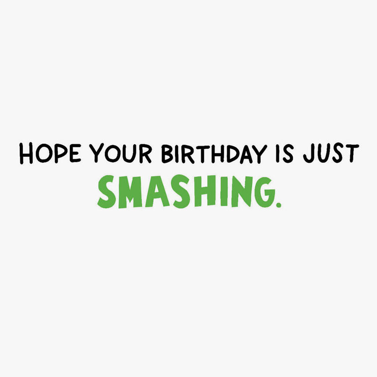 Marvel Avengers Smashing Day Funny Birthday Card, , large image number 2