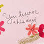 You Deserve This Day Flower Bouquet Pop Up Mother's Day Card, , large image number 3