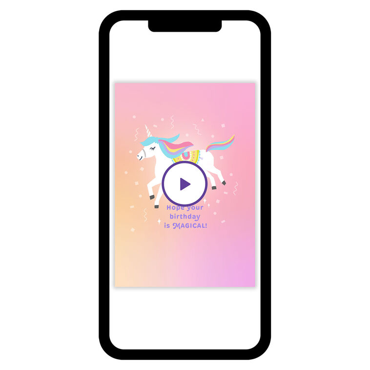 Magical Unicorn Birthday eCard