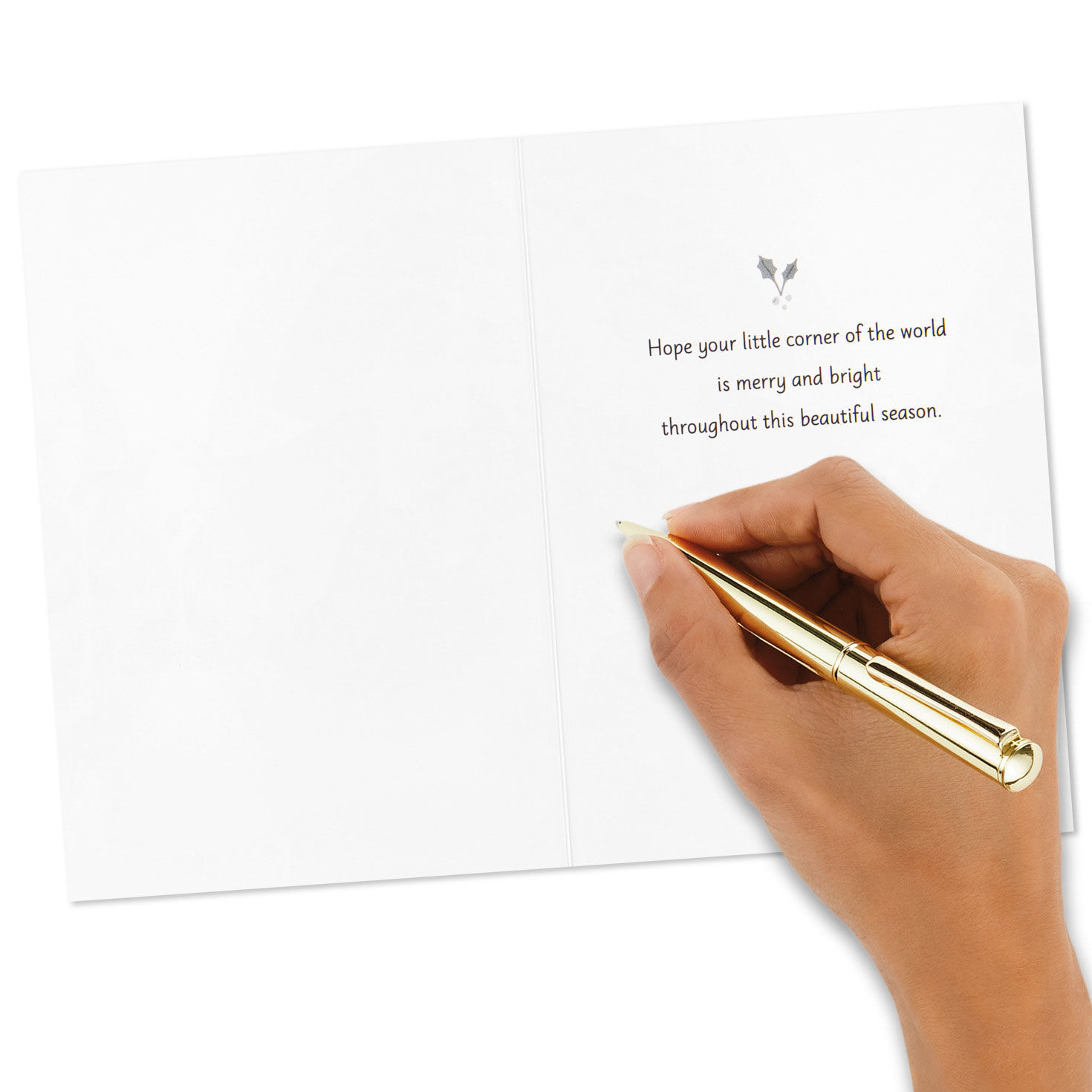 Chicago Skyline in Snow Globe Boxed Christmas Cards, Pack of 16, , large image number 6