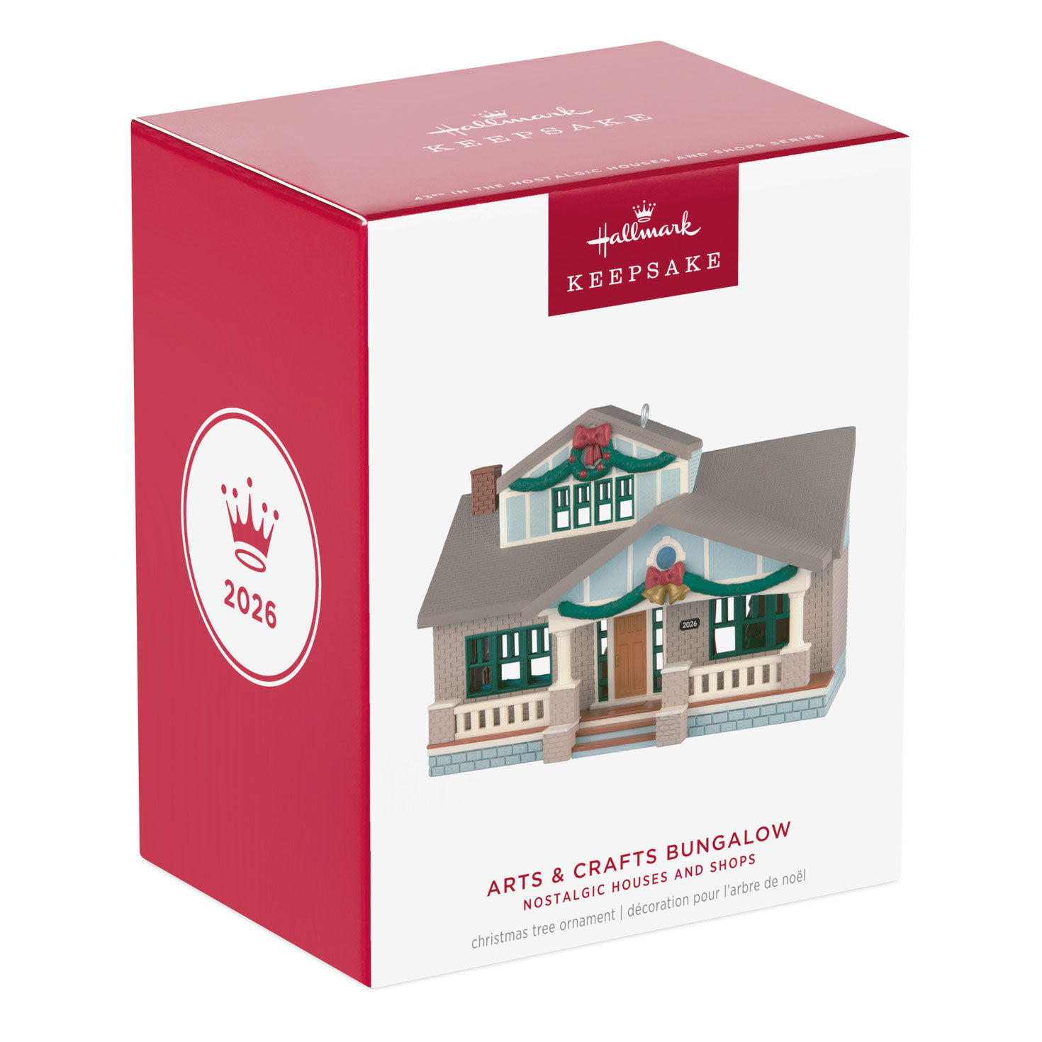 Arts & Crafts House Keepsake Ornament Package Front image number 7