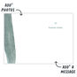 Personalized Green Brush Strokes Sympathy Photo Card  image number 3