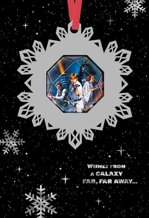 Star Wars™ Season’s Greetings Christmas Card With Ornament, , large image number 1