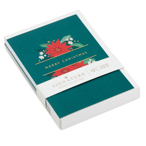 https://www.hallmark.com/dw/image/v2/AALB_PRD/on/demandware.static/-/Sites-hallmark-master/default/dw8b930583/images/finished-goods/products/1XSJ1023/Poinsettias-on-Green-Blank-Boxed-Christmas-Cards_1XSJ1023_01.jpg?sw=512&sh=512&sm=fit