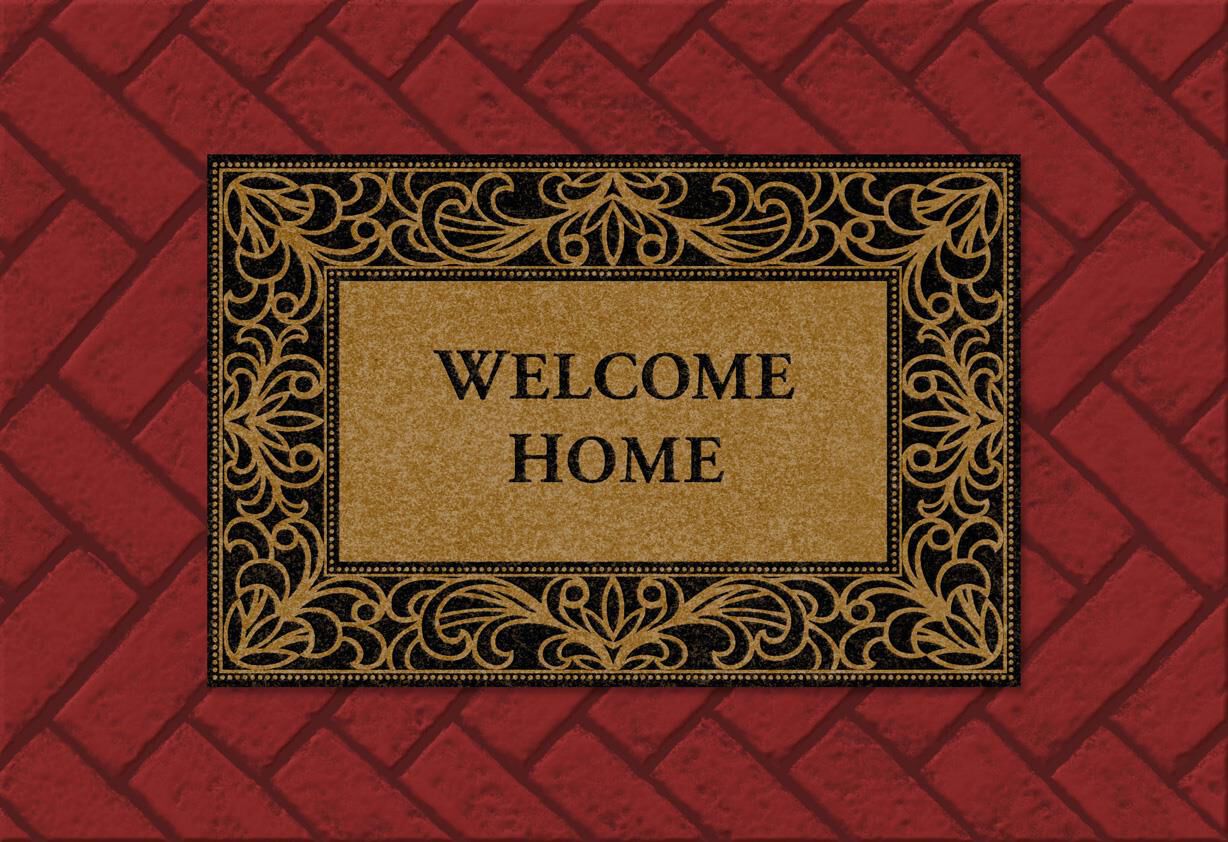 Welcome Mat New Home Congratulations Card