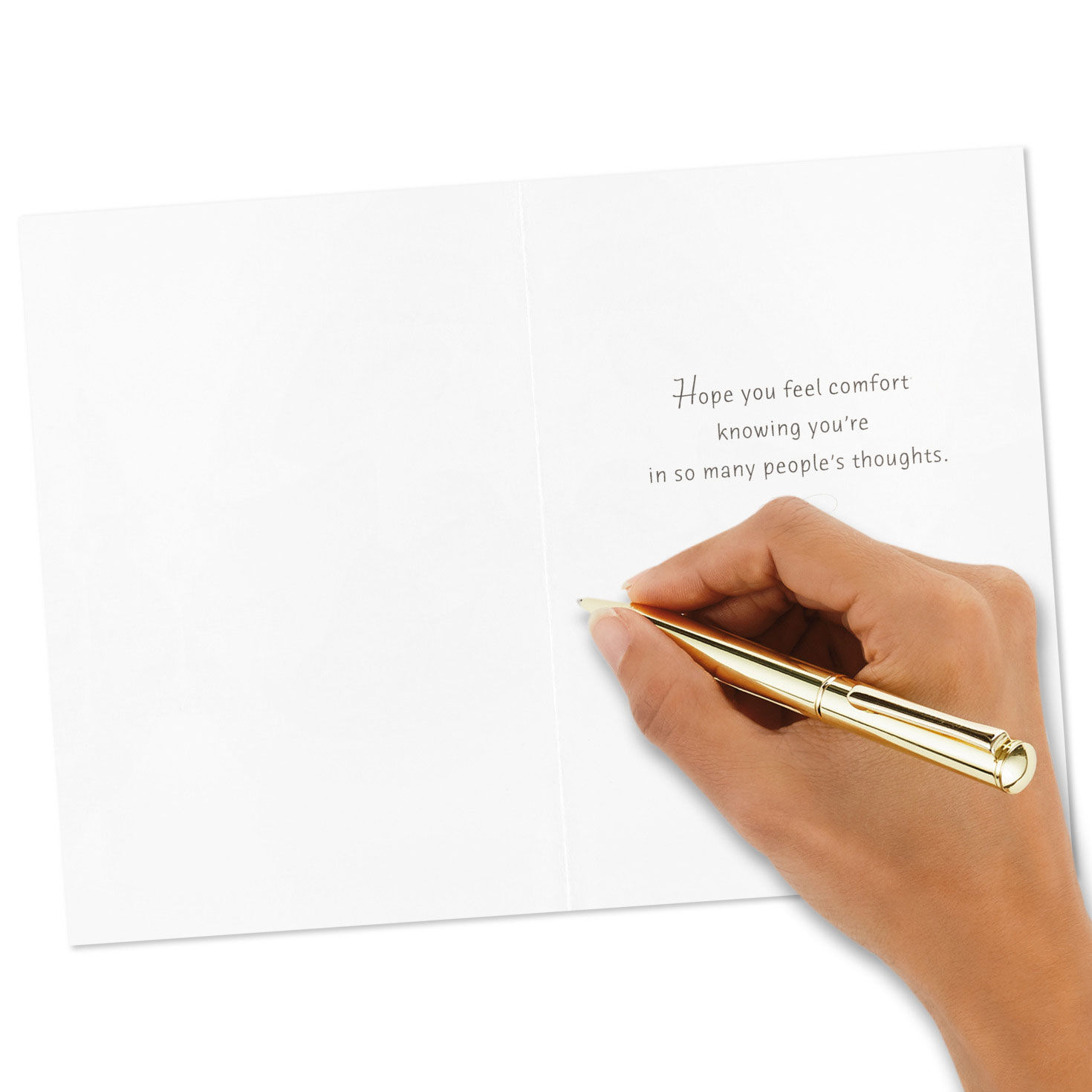 Watercolor Botanical Assorted Boxed Sympathy Cards Signing card image number 6