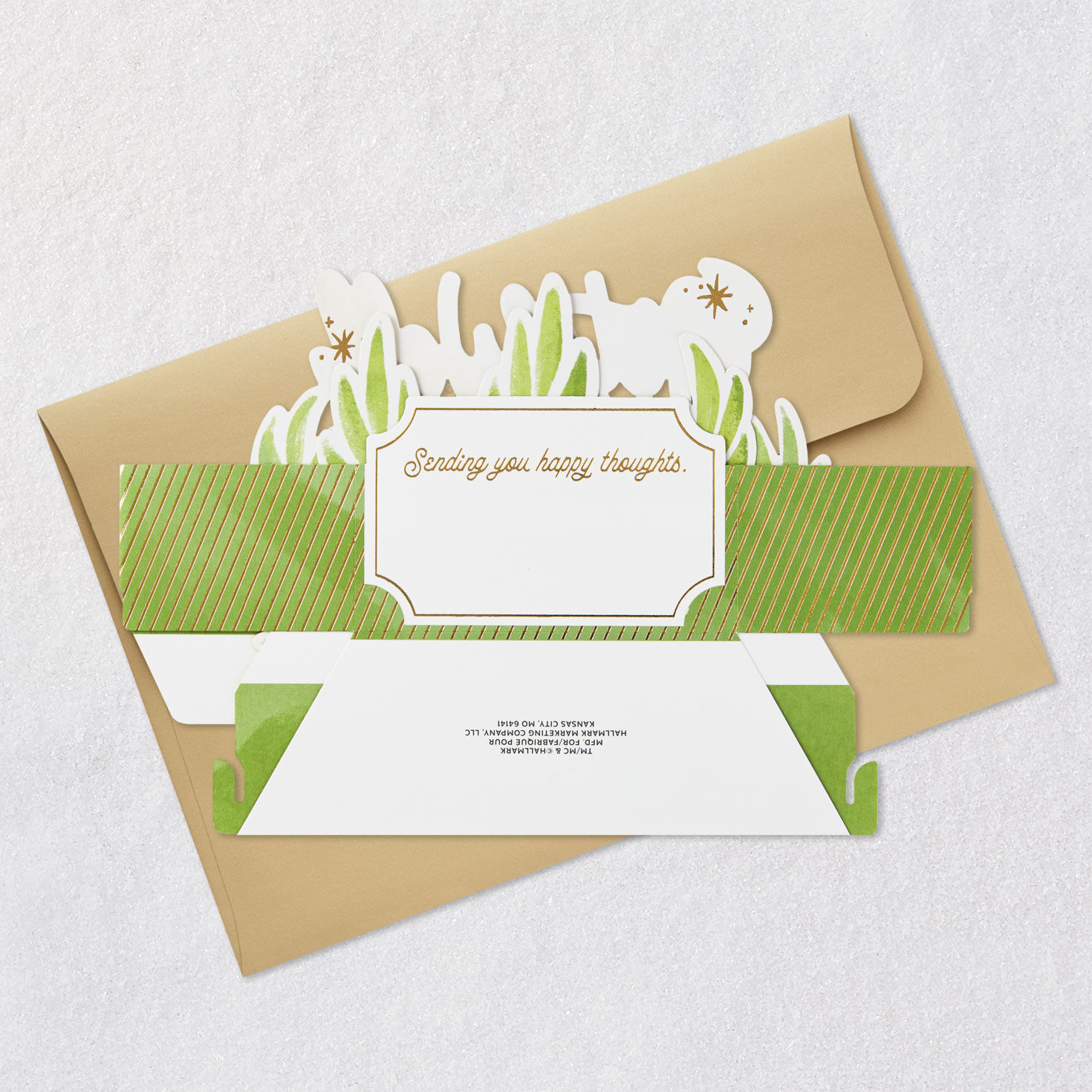 Sending Happy Thoughts Pop-Up Get-Well Card - Greeting Cards | Hallmark