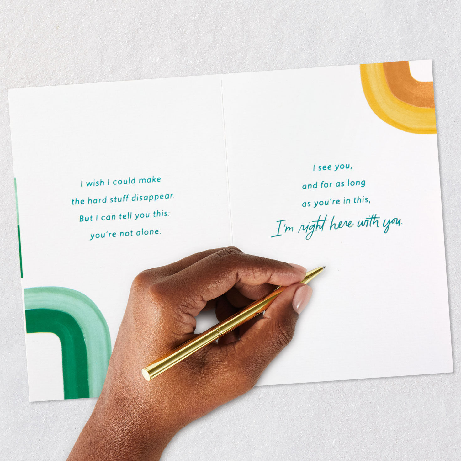 I'm Right Here With You Encouragement Card for only USD 5.59 | Hallmark