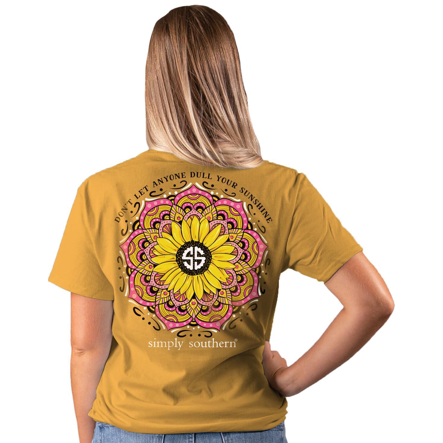 Simply Southern Don t Dull Your Sunshine Women s Short Sleeve T Shirt Shirts Clothing Hallmark
