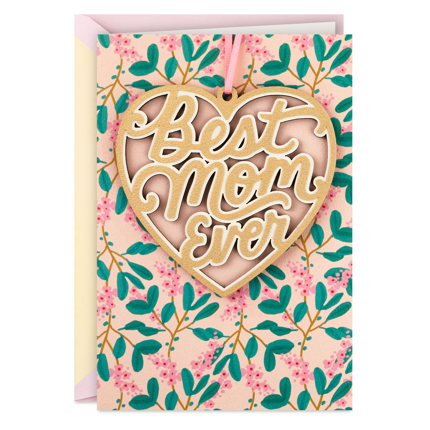 Best Mom, Year After Year Mother's Day Card With Detachable Ornament