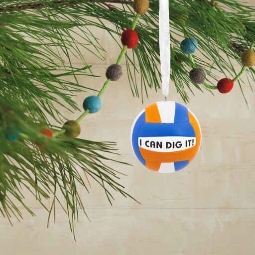 I Can Dig It! Volleyball Hallmark Ornament, 