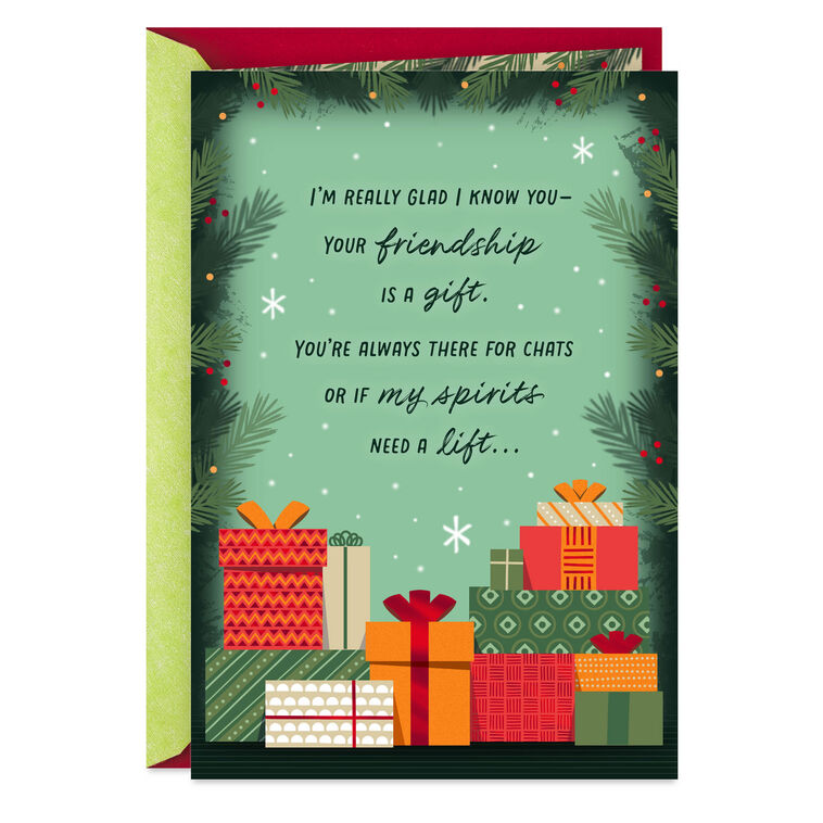 Your Friendship Is a Gift Christmas Card