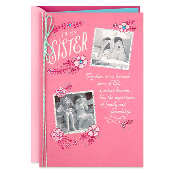 Lucky You Are My Sister Mother's Day Card