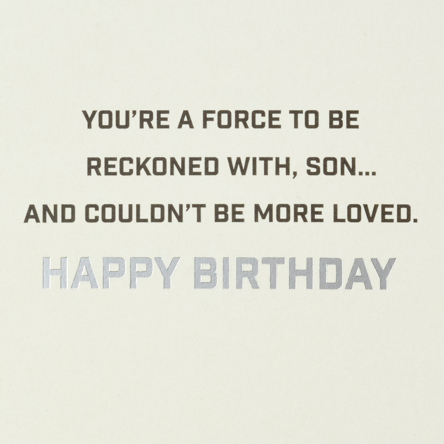 Star Wars™ A Force to Be Reckoned With Birthday Card for Son for only USD 5.59 | Hallmark