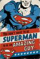 Amazing Guy Superman™ Funny Musical Birthday Card, , large image number 1