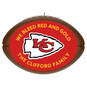 NFL Football Kansas City Chiefs Text Personalized Ornament, , large image number 1