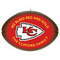 NFL Kansas City Chiefs Football Personalized Ornament, Custom Text, , large image number 1