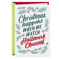 Hallmark Channel Popcorn, Movies and Happiness Christmas Card, , large image number 1