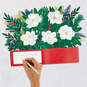 Jumbo Holiday Flower Bouquet 3D Pop-Up Christmas Card, , large image number 7