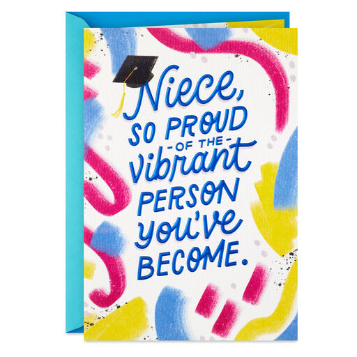 Your Creativity and Passion Graduation Card for Niece, 