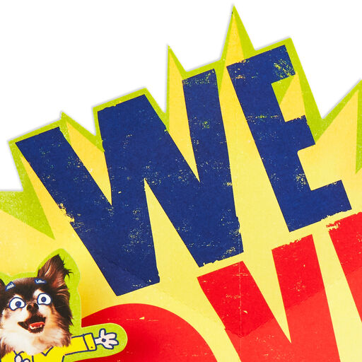 Grandson, We Love You Funny Pop-Up Birthday Card, 
