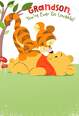 Winnie the Pooh Birthday Card for Grandson, , large image number 1