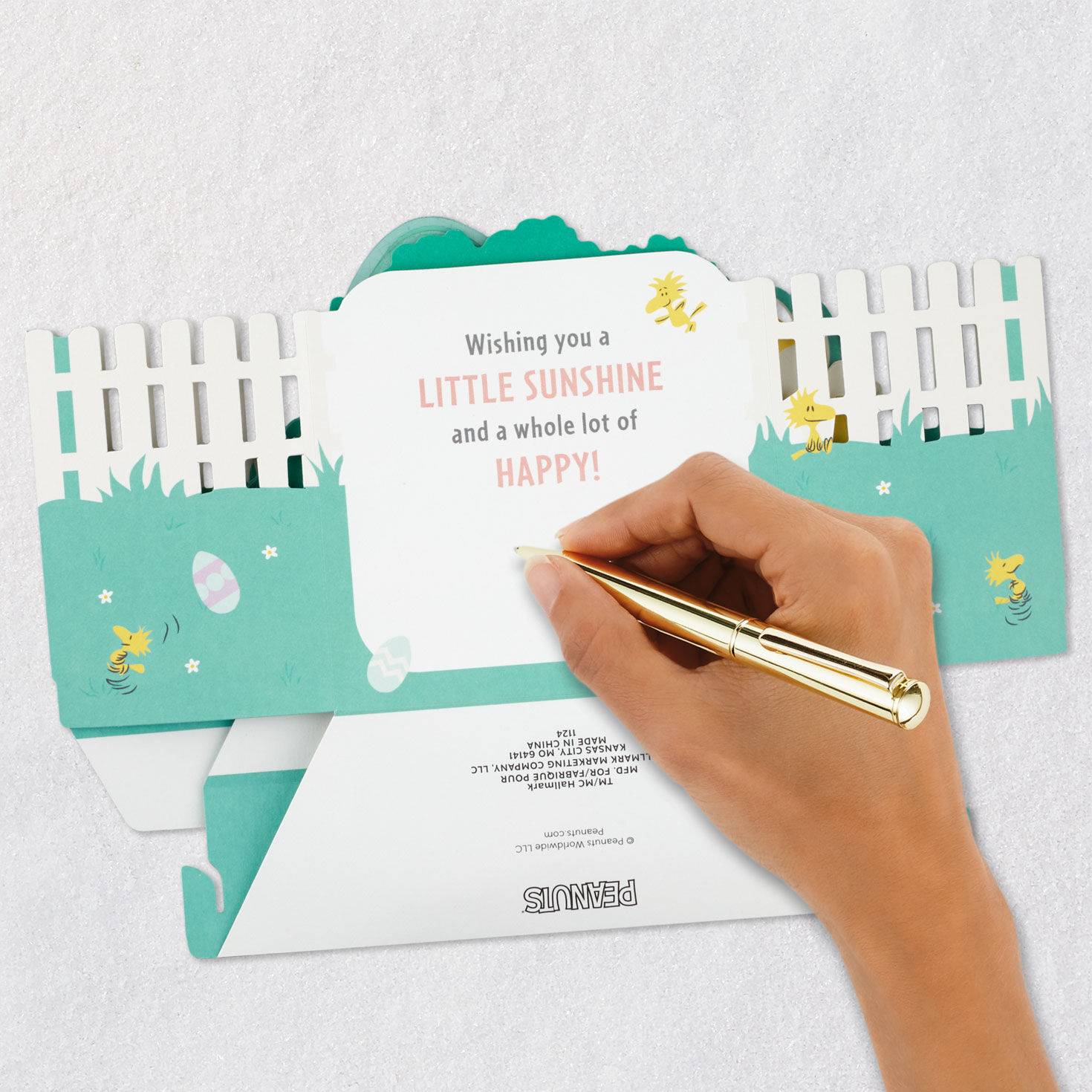 Peanuts&reg; Snoopy Sunshine and Happiness Musical 3D Pop-Up Easter Card With Light, , large image number 6