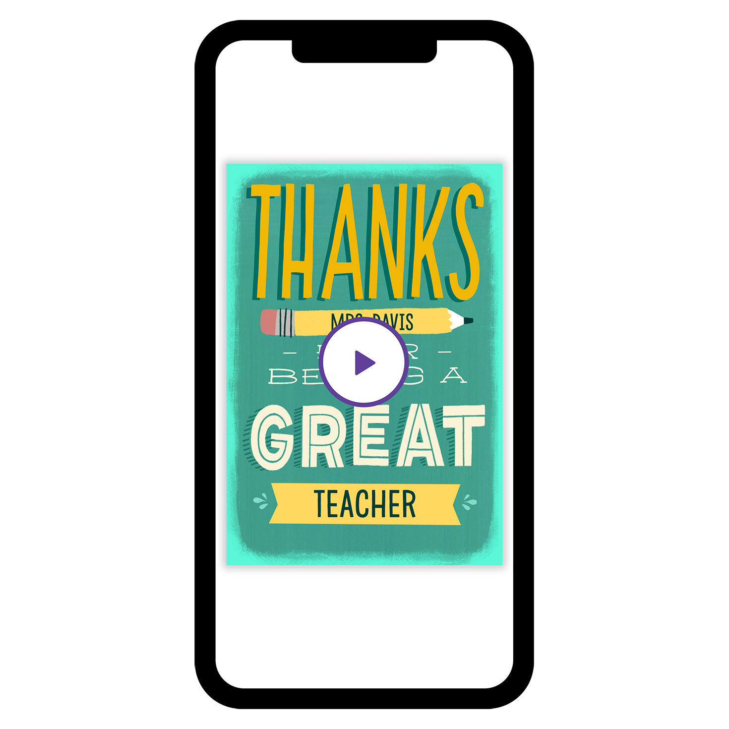 Thanks for Being Great Thank You eCard