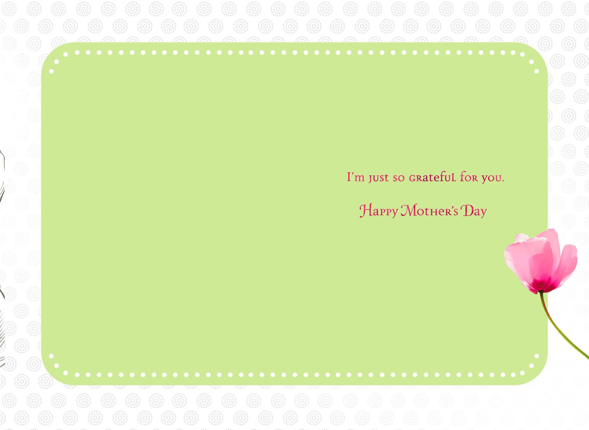 Pink Tulips Mother's Day Card for Stepmom