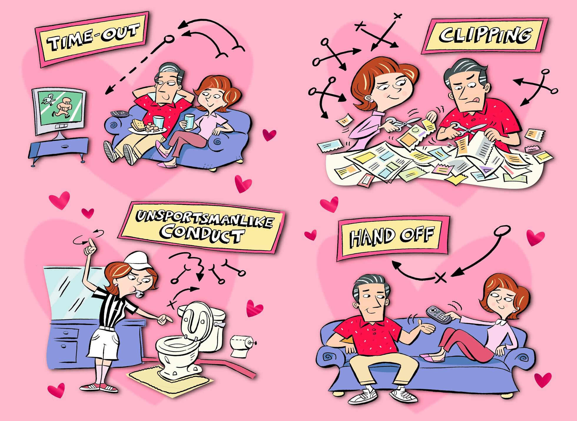 Marriage Is Like Football Valentine's Day Card