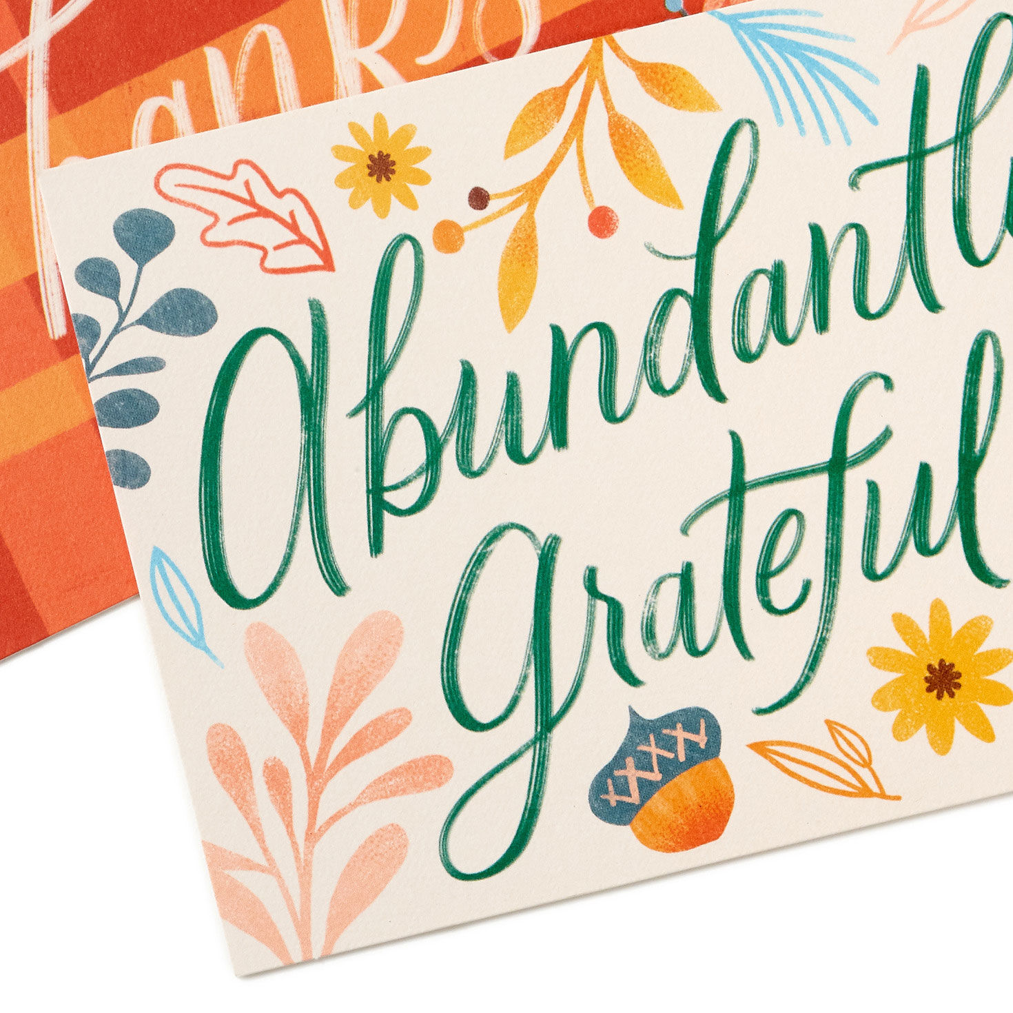 Fall Florals Assorted Blank Thank-You Note Cards, Pack of 50, , large image number 3