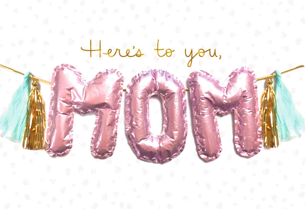 Balloons Mother's Day Card