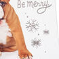 English Bulldog in Santa Hat Christmas Card Card Front Detail image number 5