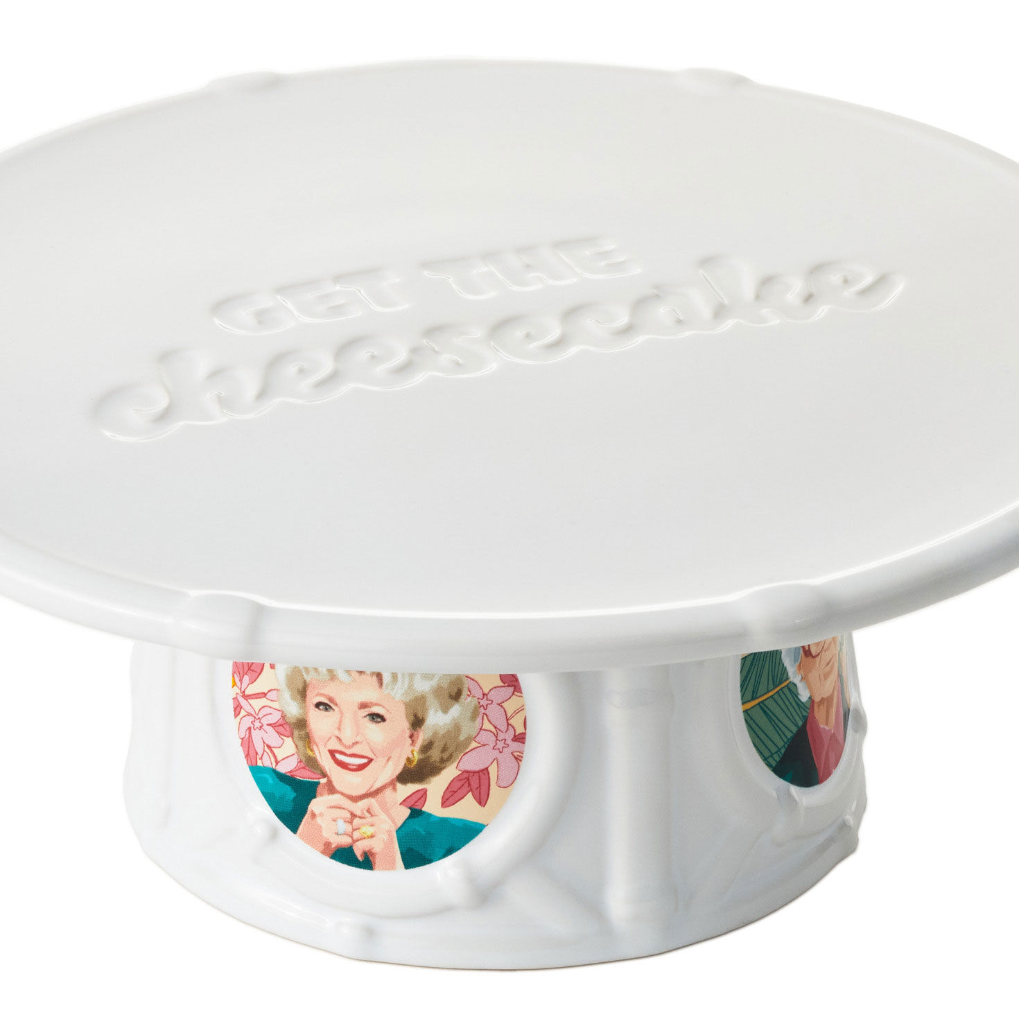 The Golden Girls “Get the Cheesecake” Cake Stand for only USD 44.99 | Hallmark