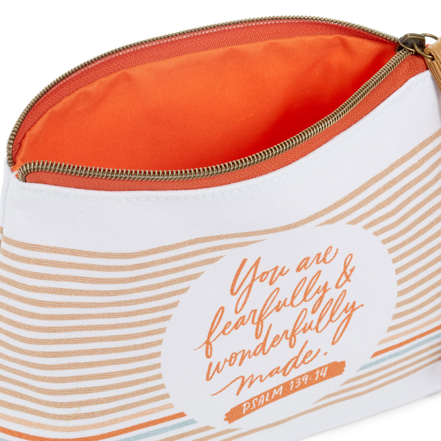 Wonderfully Made Striped Canvas Pouch With Wrist Strap for only USD 16.99 | Hallmark