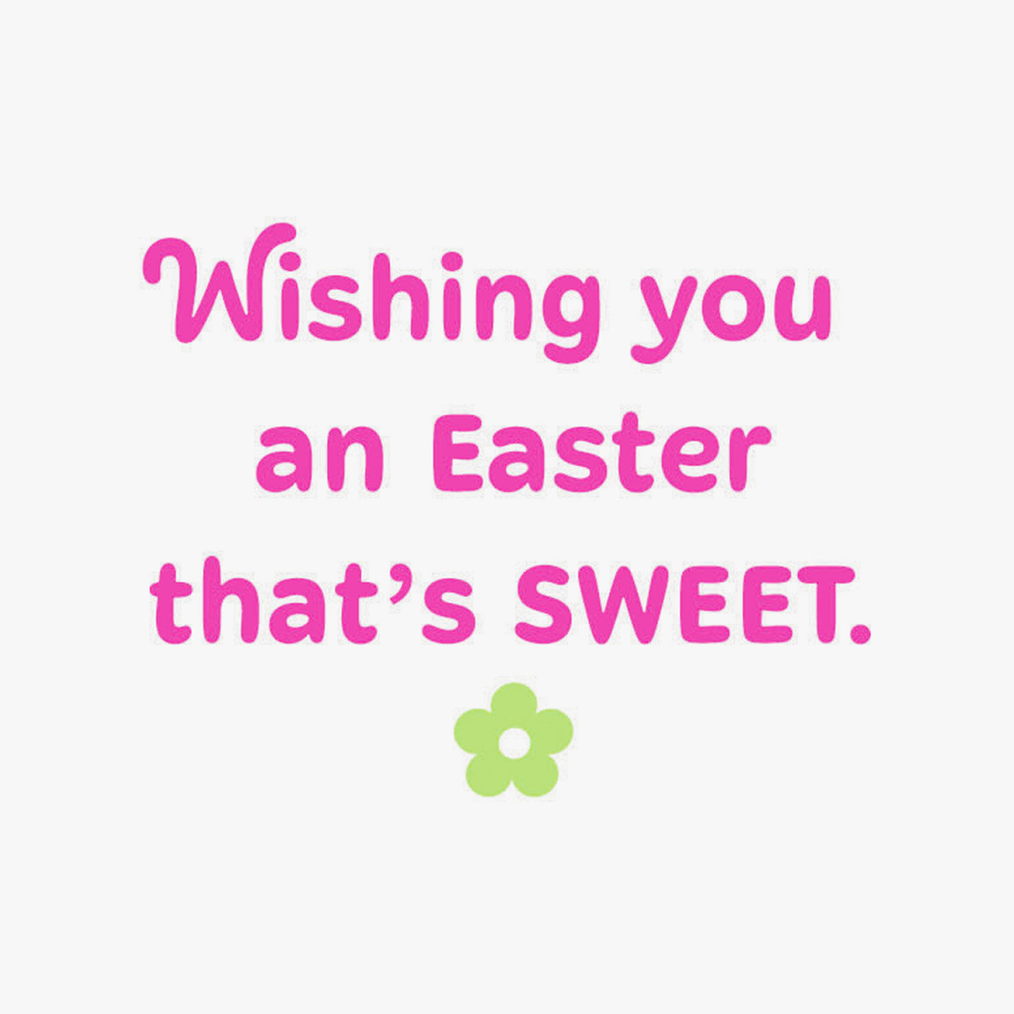 Bunny Cupcake on Pink Easter Card for Granddaughter Sentiment image number 2