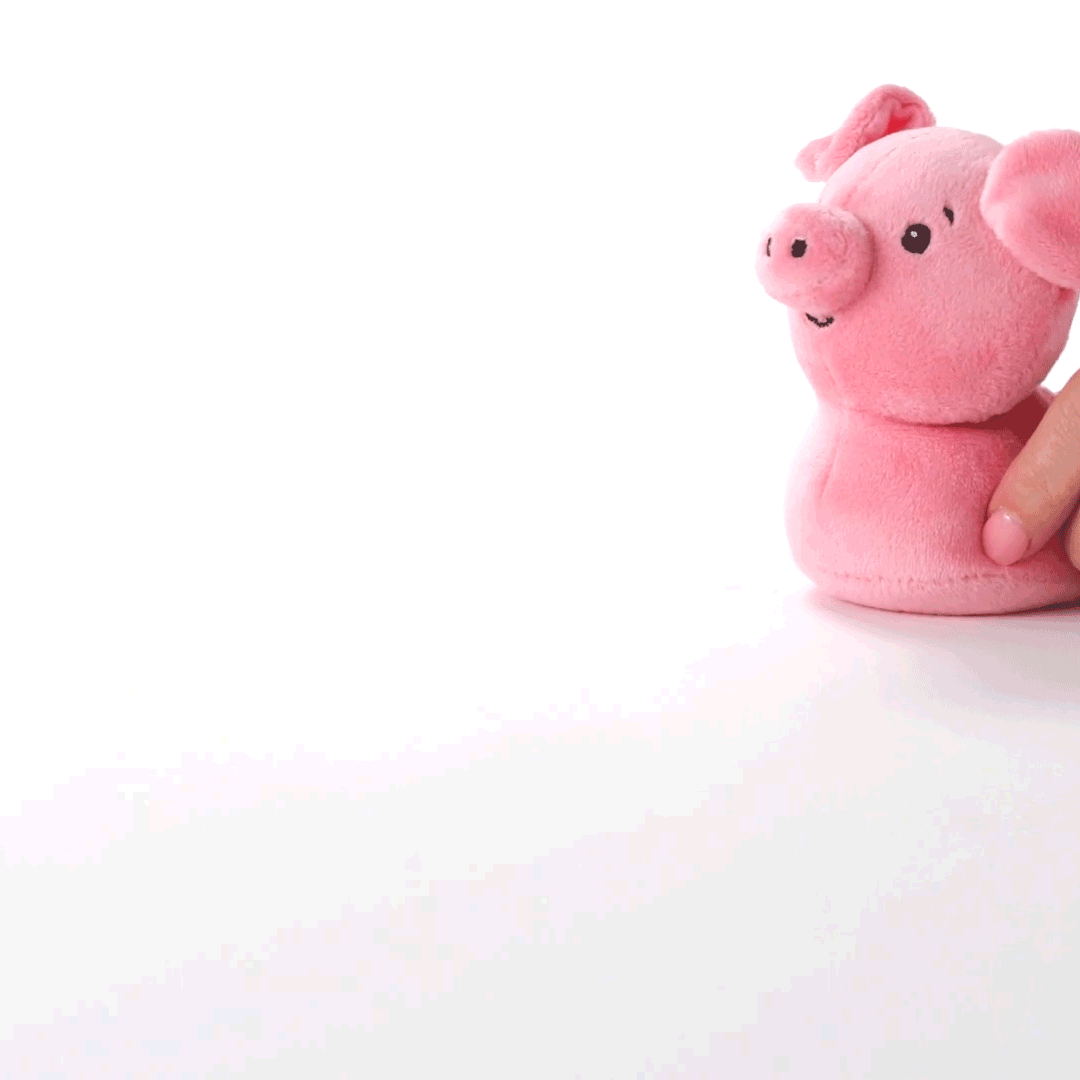 Zip-Along Pig Plush Toy, , large image number 2