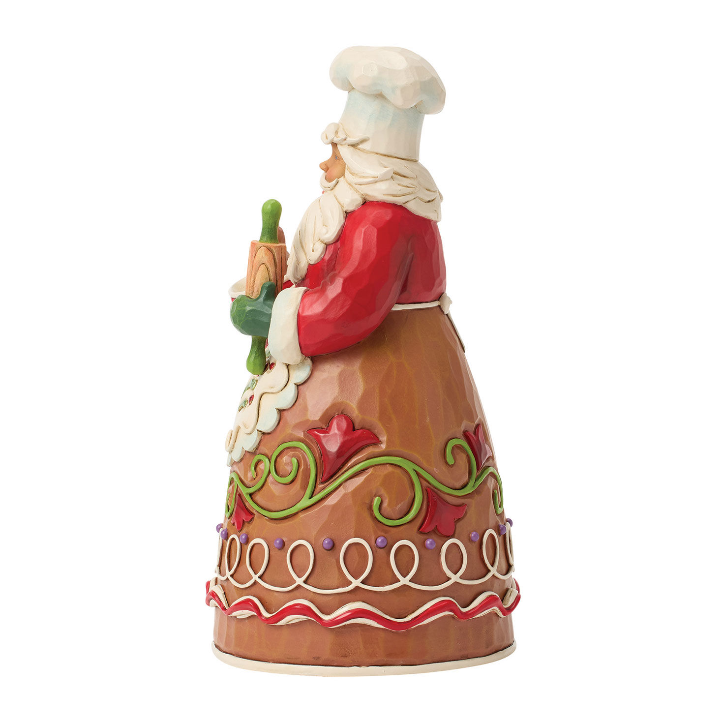 Gingerbread Baking Santa Jim Shore Statue side image number 3
