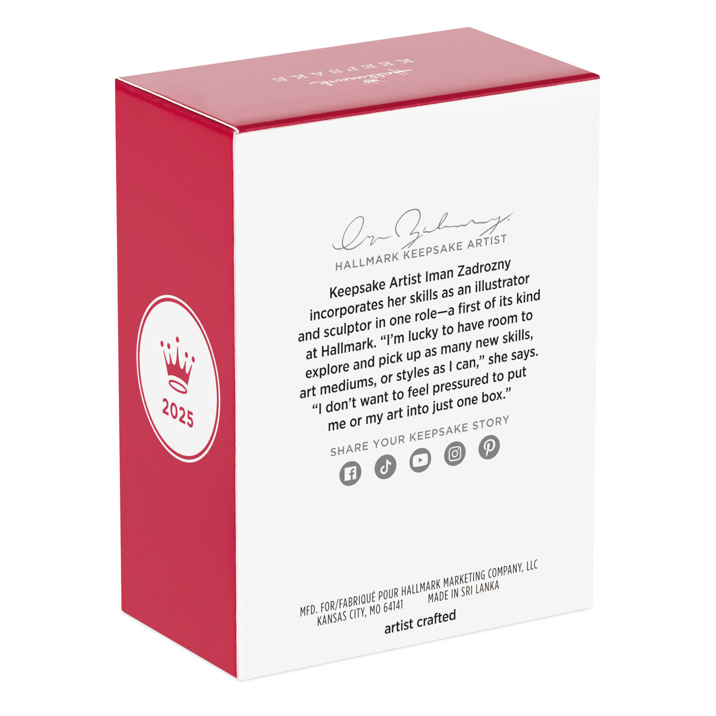 Grandson Seal With Gift Keepsake Ornament package back image number 8