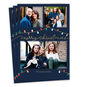 Colorful String Lights Flat Christmas Photo Card, , large image number 1