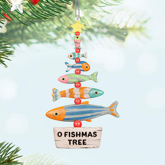 O Fishmas Tree Ornament, , large image number 2