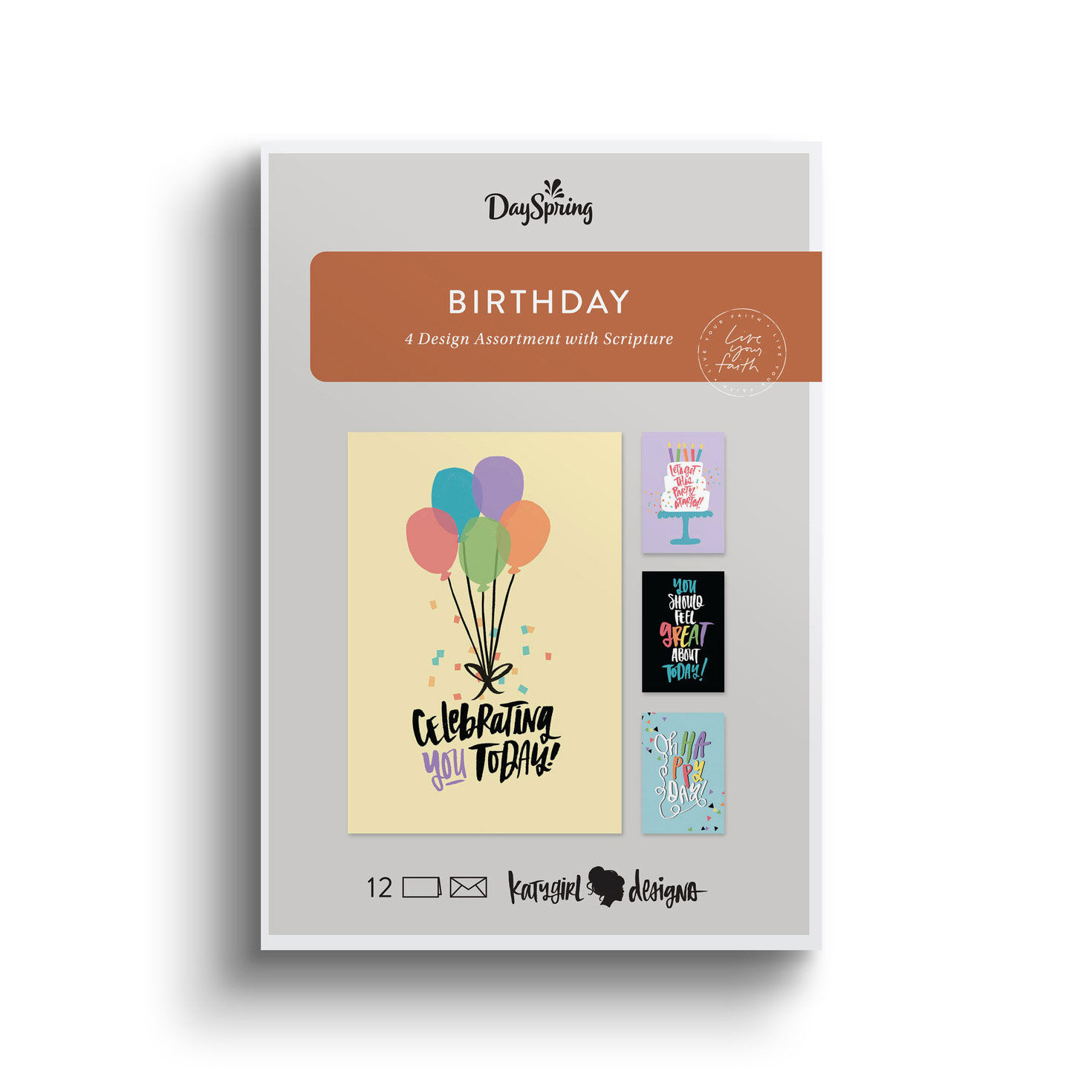 Katygirl DaySpring Birthday Cards Assortment package front image number 2