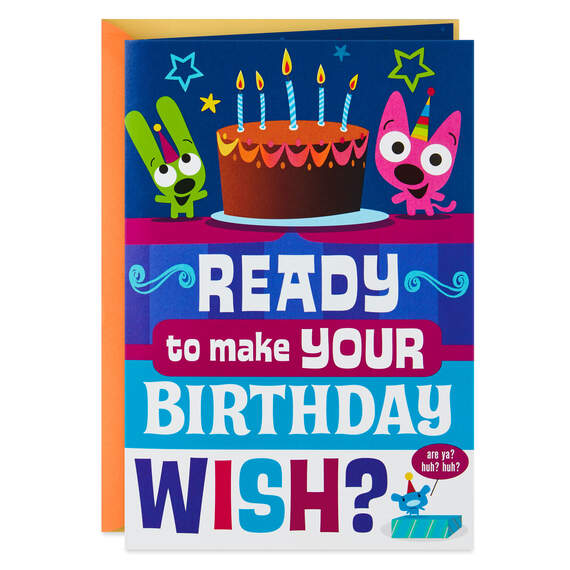 hoops&yoyo™ Shooting Star Birthday Card With Sound and Light