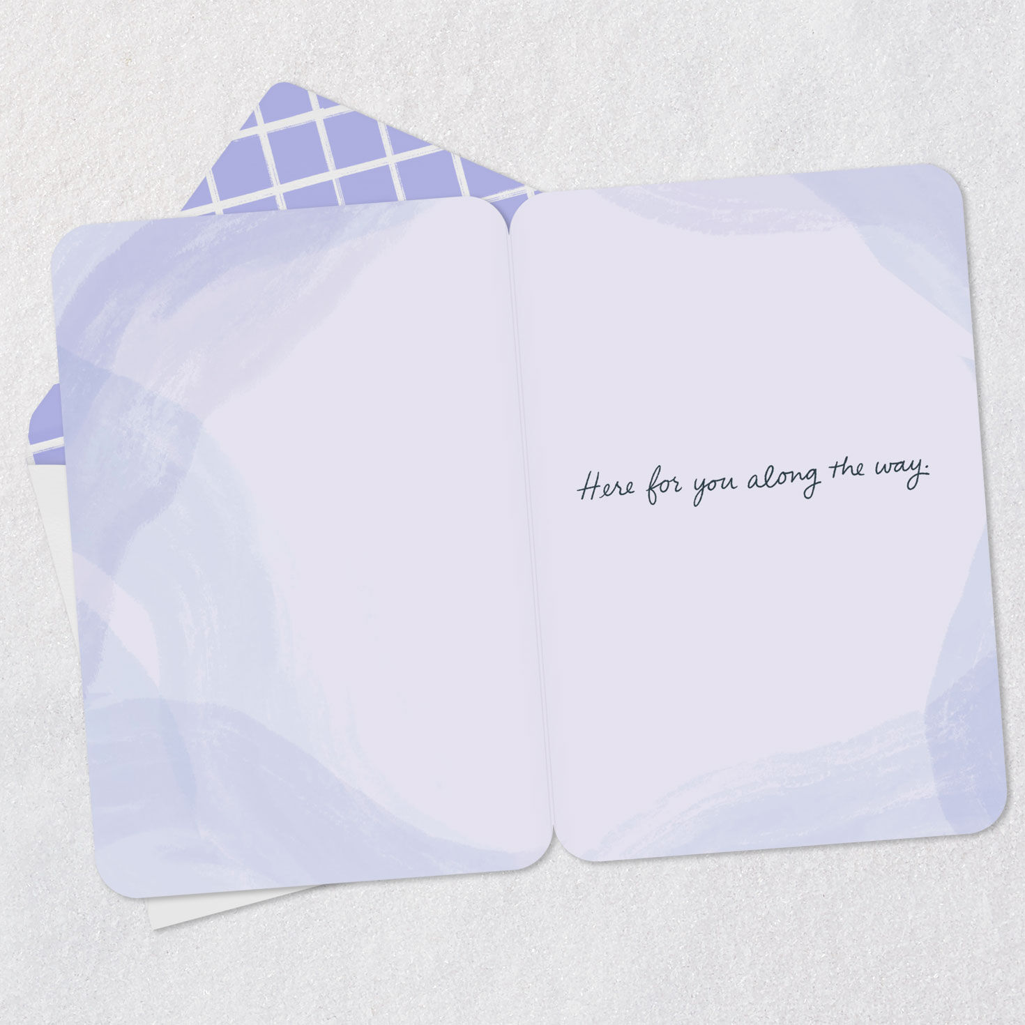 Bird With Flower Infertility Support Encouragement Card Open card with envelope image number 3