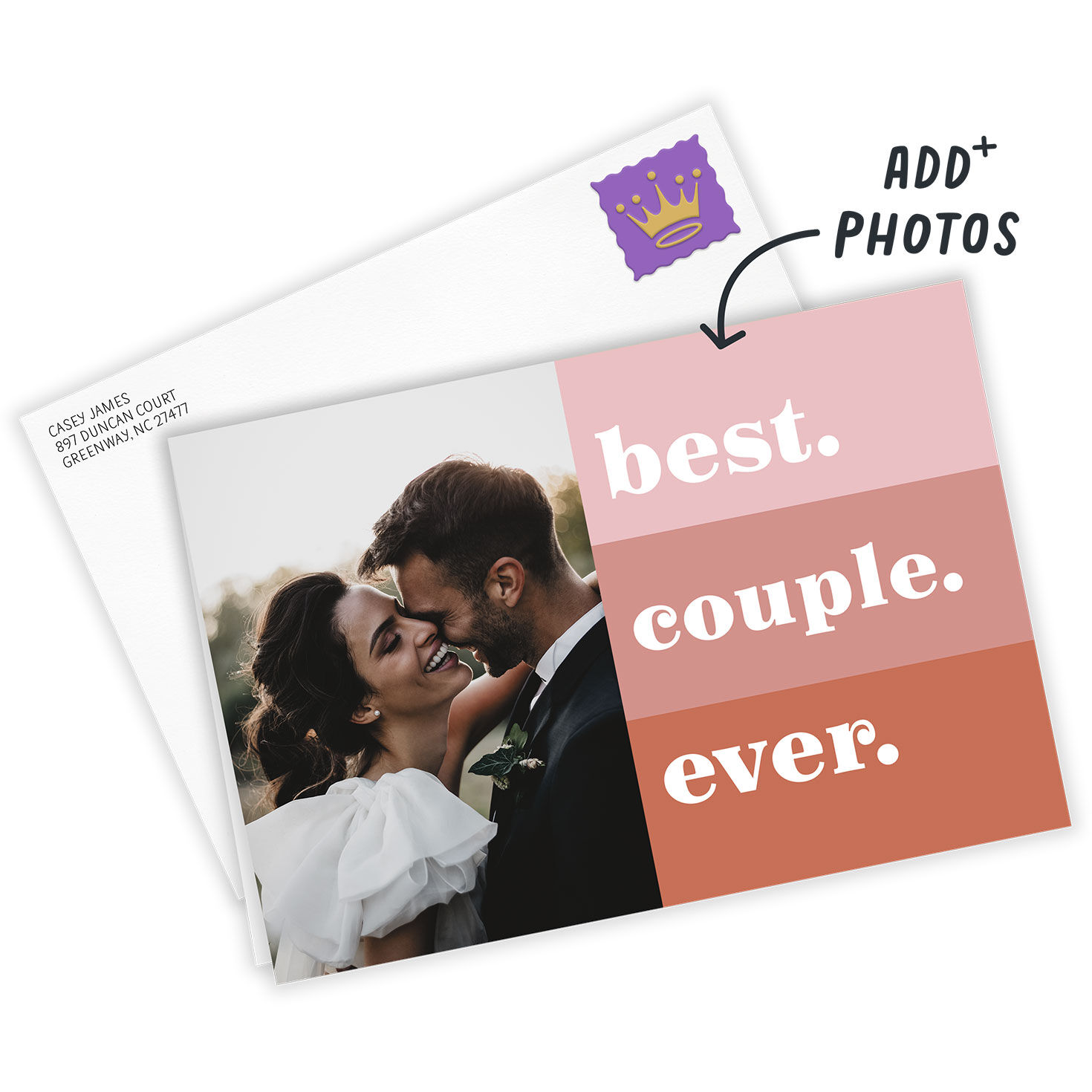 Pink-Hued Stripes Custom Card for only USD 4.99 | Hallmark