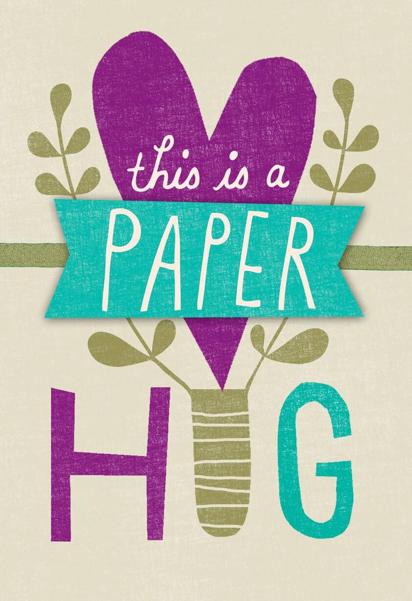 Paper Hug for Mom Card