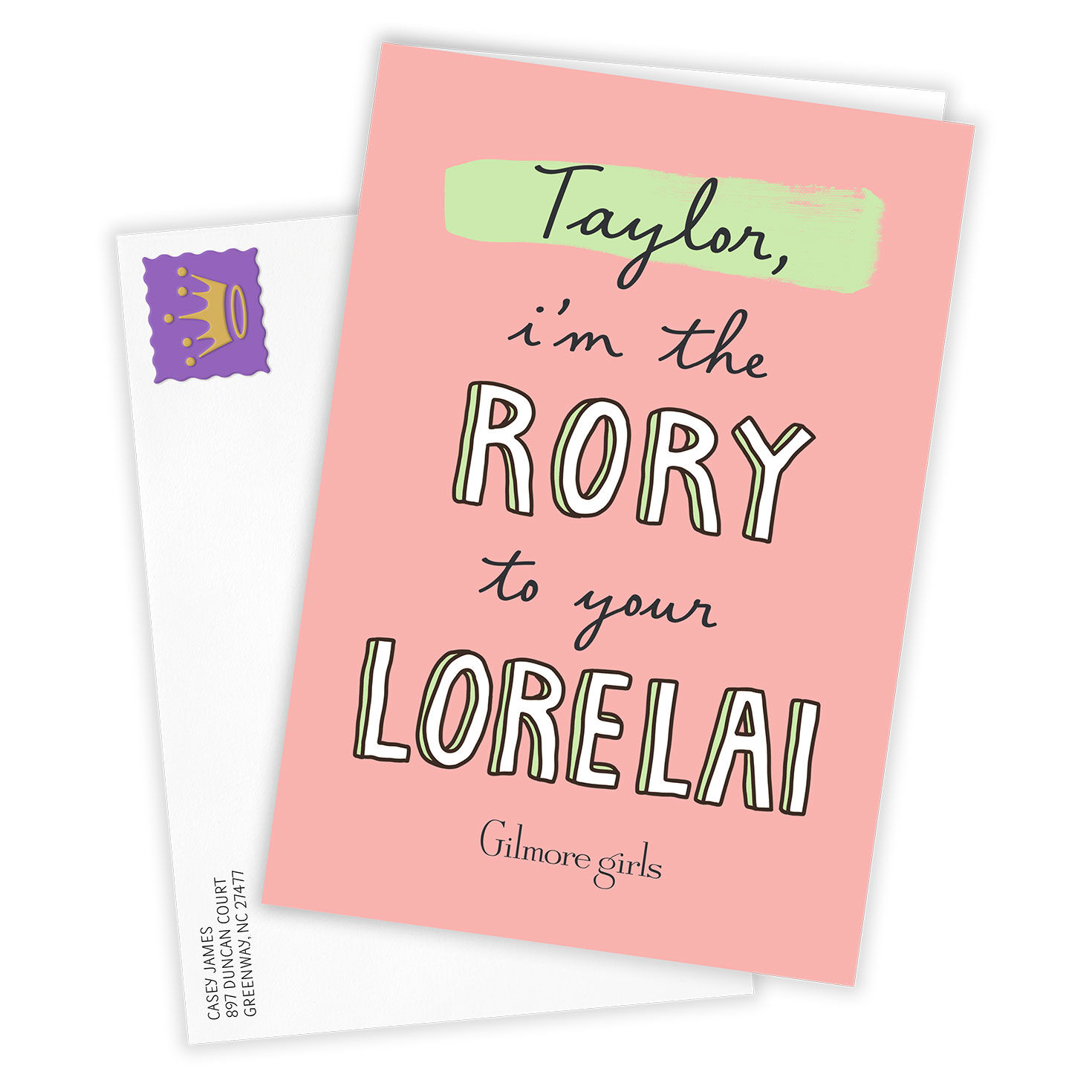 Gilmore Girls The Rory to Your Lorelai Custom Card, , large image number 2